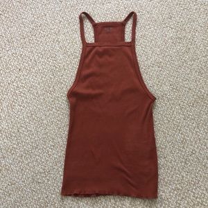 Rust red tank top